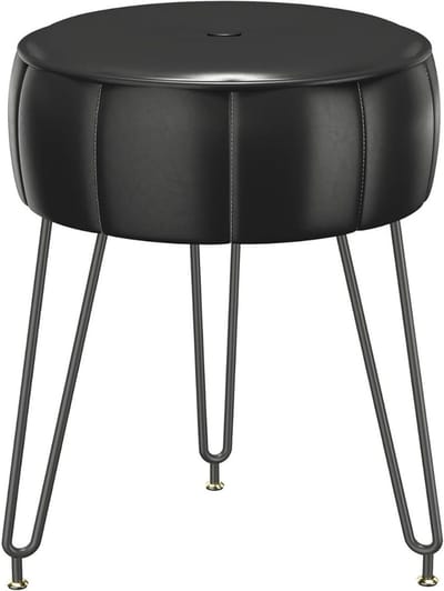 MKSS® Make up Stoel - Kaptafel Kruk - Visagie - Zwart