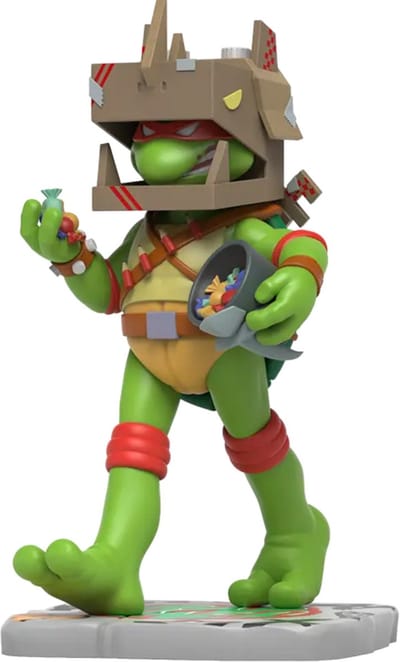 Mighty Jaxx Teenage Mutant Ninja Turtles Figure Remixx Raphael Cowa-BOO-nga! Edition 15 cm Mini-Figuur