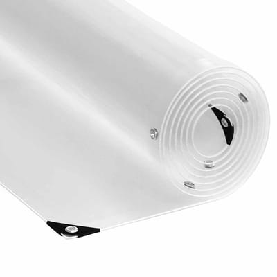vidaXL - Plantenafdekking - met - zeilringen - 2x6 - m - PVC