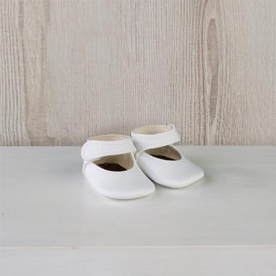 Asi poppenkleding schoenen wit 36-40cm pop accessoires.