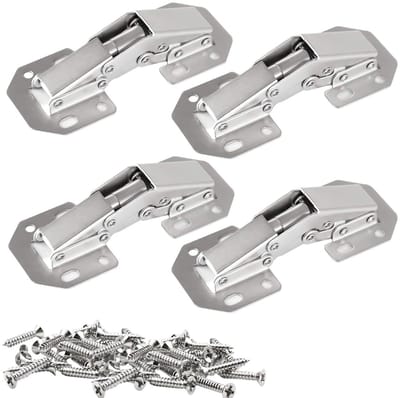 SnelShoppen - 4 Stuks Keuken Scharnieren, Keuken Deurscharnieren, Meubel Scharnieren, 90 Graden Scharnieren voor Kasten, Meubel Deuren, Keuken, Kasten