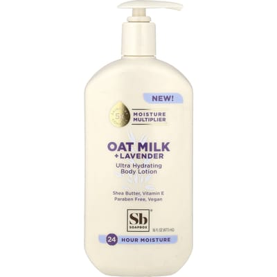 Zeepkist, Ultra Hydraterende Bodylotion, Havermelk + Lavendel, 473 ml (16 fl oz) white