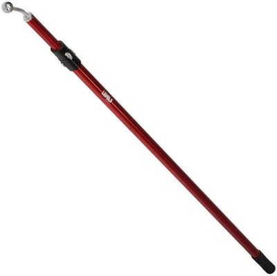 Hoekafwerker Handvat - Gipsplaat Gereedschap - Strakke Afwerking - Massief Aluminium Constructie - 0.68 Kilogram - Rood