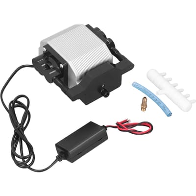 Pompe à oxygène pour aquarium Petite aération domestique Aquarium Pompe à batterie de voiture 12V Aérateur Pêche