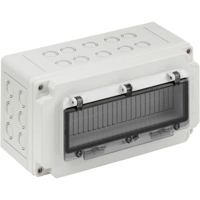 Spelsberg 59113201 SVi A 12 Kleine verdeelkast Opbouw (op product) Aantal groepen: 12 Aantal rijen: 1 Inhoud: 1 stuk(s)