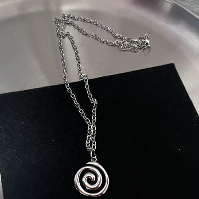 Y2K Flail Vuur Hart Tanden Hanger Ketting voor Vrouwen Mannen Bedel Ketting Grunge Punk Mode Zirkoon