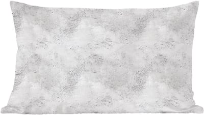 Sierkussens - Kussentjes Woonkamer - 60x40 cm - Lichtgrijs - Ruw - Subtiel