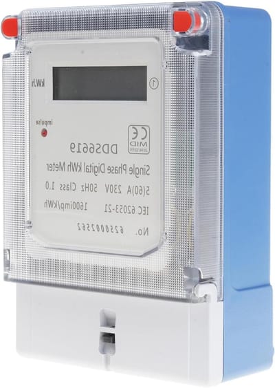 Digitale KWh Meter - Stroommeter Energie - Energieverbruik Meten - Aan muur te monteren
