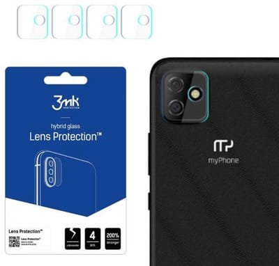 3MK Lens Protect - Cameralensbescherming - Voor MyPhone Fun 9 - 4 Stuks - Transparant