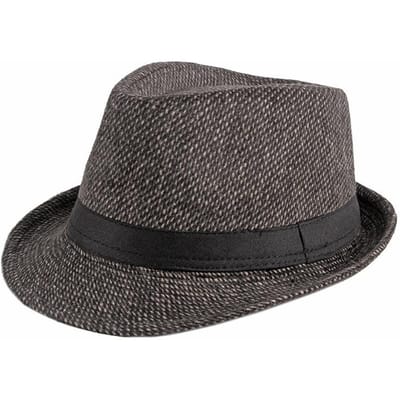 Lente Zomer Wollen Bruiloftshoed voor Mannen van Middelbare Leeftijd Koppels Mode Herfst Winter Feest Ruit Luxe Design Jazz Hoed Fedora Hoed Vrouwen gray