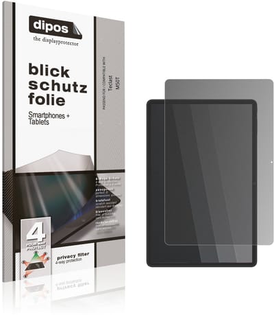 dipos – Matte Privacy Screenprotector geschikt voor Teclast M50T | Anti-Spy Beschermfolie