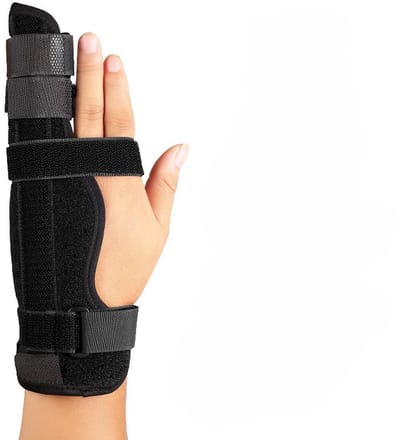 Vingerspalk - Finger splint – Brace - Vinger steun - Vinger brace - Vinger beugel – Vingersteun - Vinger corrector - Finger splint - Finger support - LOUZIR