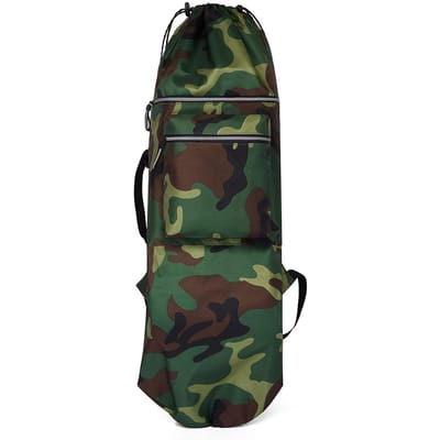 Skateboard Tas Rugzak Waterafstotend & Nacht Reflecterend Verstelbare Riemen Multi-Pocket voor camouflage