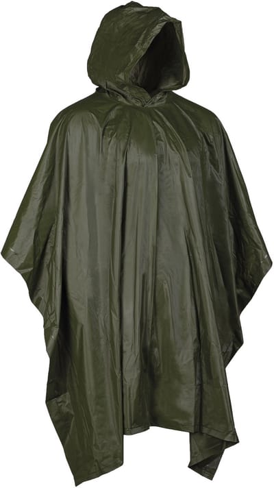 Mil-tec Poncho, olijfgroen, 203 x 127 cm, 0,15 mm