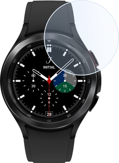 Screenprotector - Geschikt voor Samsung Galaxy Watch 4 Classic 42 mm - Sterk & Shockproof - Tempered Glass - Gehard Glas - Beschermglas Screen Cover - Bescherm Protector voor Smartwatch