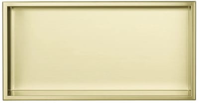Inbouwnis Badkamer - Geborsteld Messing Goud - 60 x 30 x 10 cm