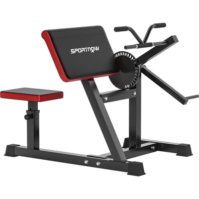 Other Sportnow 2-in-1 Biceps- en Tricepsmachine Prediker Curlbank met verstelbare zitting en elleboogsteun voor thuisgymnastiek zwart