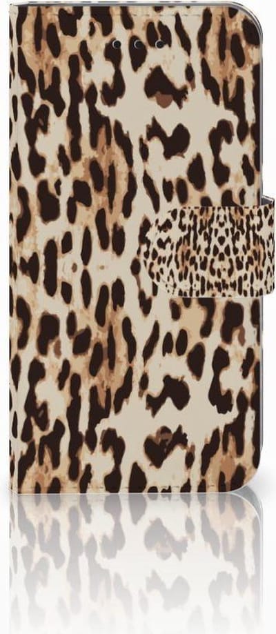 Apple iPhone X | Xs Telefoonhoesje met Pasjes Leopard