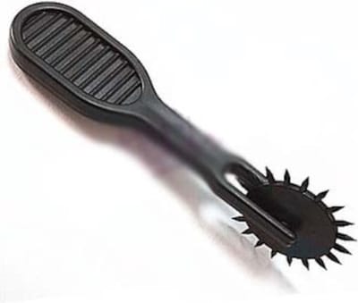 Bondage plastic Play - Pinwheel met 1 wieltje