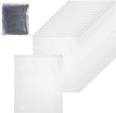 Herbruikbare Lockbare Kledingzakken 40 x 30 cm - Waterdichte Ruimtebesparende Organizers voor Reizen, Ziekenhuis en Opslag - 30 Stuks
