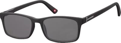 Montana Zonnebril Unisex Rechthoekig Zwart (mr73s) Sterkte +3.00