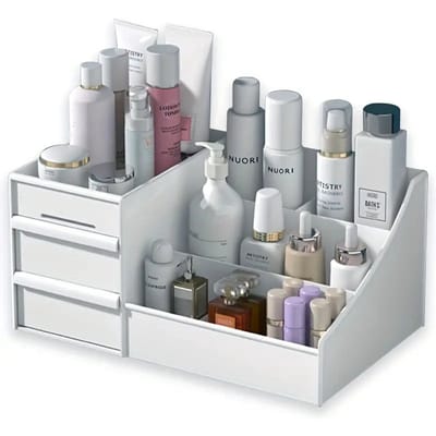 Bovista make Up Organizer - Koffer - Tas - Makeup - Lades - Skincare - Cosmetica - Wit