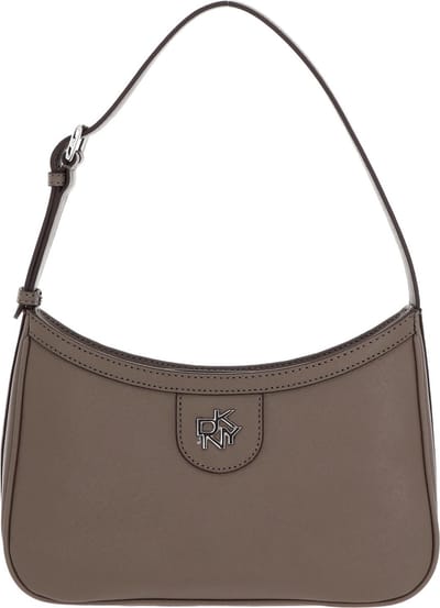 DKNY Schoudertas Carol Demi Shoulder Bag Truffle Lichtbruin