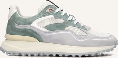 Floris Van Bommel Sfm-10159 Noppi Sneakers - Leer - Heren - Groen - Maat 40⅔