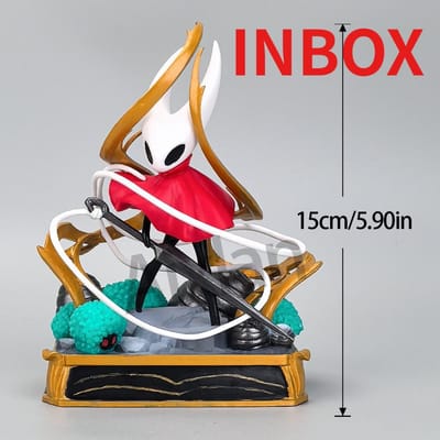 2 STuks Game Hollow Knight: Silksong Anime Figuur PVC Actiefiguur Verzamelbaar Figuur Halloween Kerstcadeau Speelgoedpop