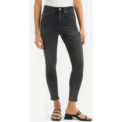 Levi's 721 High Rise Skinny Lava Rock Rhineston Größe: W26L30 | Skinny Pants Outlet | Damen