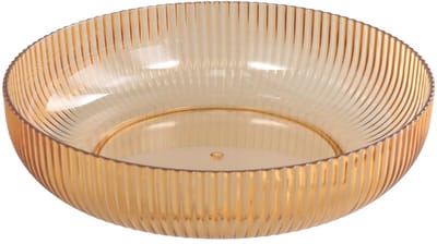 Dailygoods- Fruitschaal kunststof - Ronde serveerschaal - Decoratieve fruithouder - Voor fruit/groenten/snoepjes - Lichtgewicht - Voedselveilig materiaal
