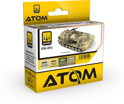 AMMO by Mig Jimenez Hobbyverf Acrylverf - MIG 20742 ATOM Sovjet-Afghaanse Oorlog 1979-1989 Camouflage Kleurenset - Acryl Set 4x20ml Verf set - 4x 20 ml