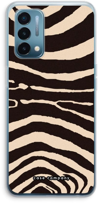 Case Company® - Hoesje geschikt voor OnePlus Nord N200 5G hoesje - Arizona Zebra - Soft Cover Telefoonhoesje - Bescherming aan alle Kanten en Schermrand