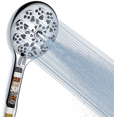 Dailygoods- Douchekop Hoge Druk - Douchekop met Filter - Douchekop 9 Jetstanden - Douchekop Verstelbaar - Douchekop met Slang - Hoogwaardige Filtermaterialen