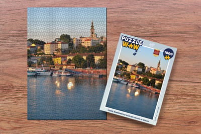 Puzzel Oude binnenstad van Belgrado in Servië - Legpuzzel - Puzzel 1000 stukjes volwassenen