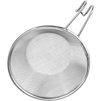 310 ml roestvrijstalen beker voor buiten kamperen, vissen, koken Colander white