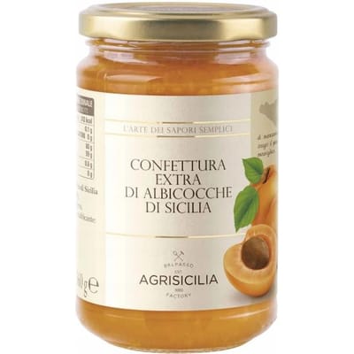 Abrikozenjam AGRISICILIA 360g Italië Marmelade Sicilië Jam