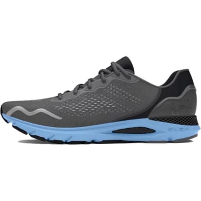 Under Armour HOVR Sonic 6 Castlerock Horizon Blue Heren Sneakers Grijs Zwart 3026121-109 42.5 gray