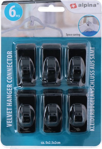 Alpina Kleerhanger verbinder 6 stuks (1 stuk) assorti