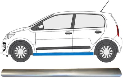 Reparatie dorpel onderste deel voor Volkswagen UP! 2011- / Links