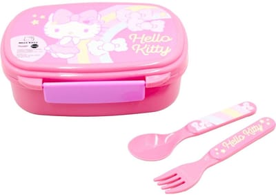 Hello Kitty Unicorn sandwichdoos + bestekset