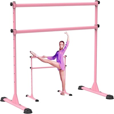 Verstelbare balletstang voor kinderen en volwassenen, vrijstaand en antislip, ideaal voor thuisgebruik, ballettraining, fitness en yoga
