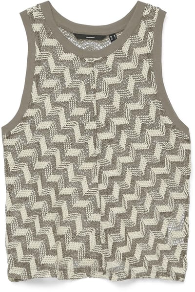 VERO MODA - VMTIKKA SL CROCHET TOP JRS GA - Dames - Blouses