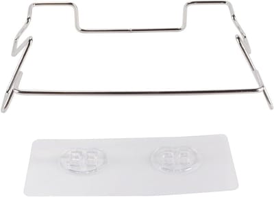 Vuilniszakhouder - Afvalhanger - Afval Opbergen - Zelfklevend - 14 cm - Zilver