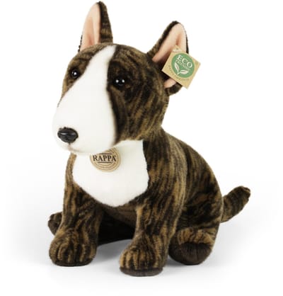 Rappa Eco Friendly Serie - Bull Terrier Knuffel - 30 cm - Zacht Pluche - Milieuvriendelijk