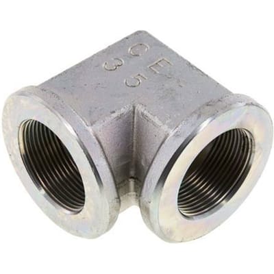 L-Koppeling G1'' Binnendraad Hoge Druk Staal 160bar  Hydrauliek