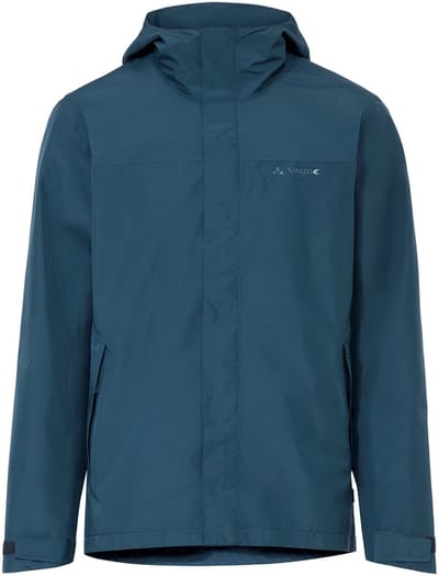 VAUDE Strathcona-jas, hardshelljas, herensportjasjes voor buiten, waterdicht, winddicht, hardshell, capuchon, regular pasvorm