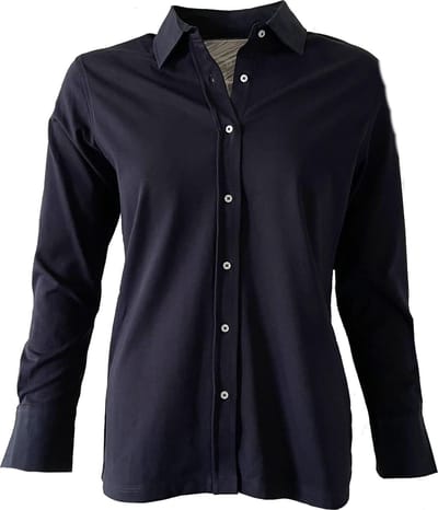 MOOI! Company - Blouse - Essie - Comfortabel & Chique - Kleur Navy - XS