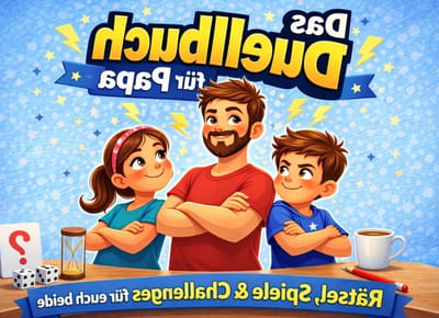 Papa Geschenk Buch - Duo Spelletjes - Tijd Samen Doorbrengen - 100+ Duelle en Spellen - 20.96 x 15.24 cm