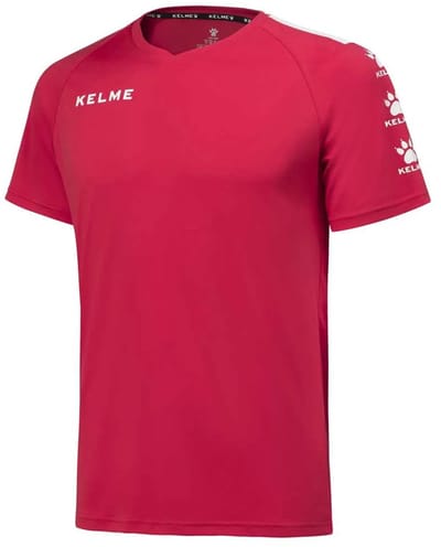 Kelme Lince T-shirt Met Korte Mouwen Rood M